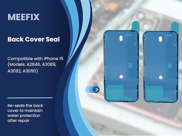 iphone 15 back cover waterproof seal