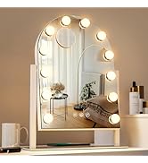 ZL ZELing Vanity Mirror with Lights Makeup Mirror with Lights 12 Dimmable Bulbs Hollywood Lighted...
