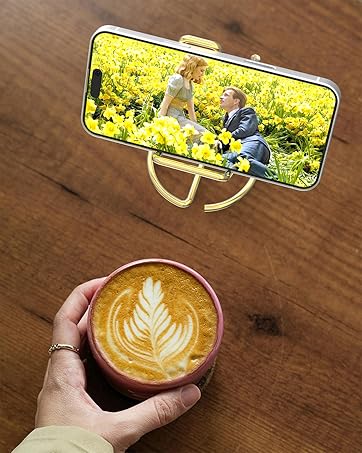 Gold Metal Phone Stand
