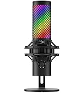 HyperX QuadCast 2 S – USB Microphone, with RGB Lighting, Streaming and Podcasting, with On-Board ...