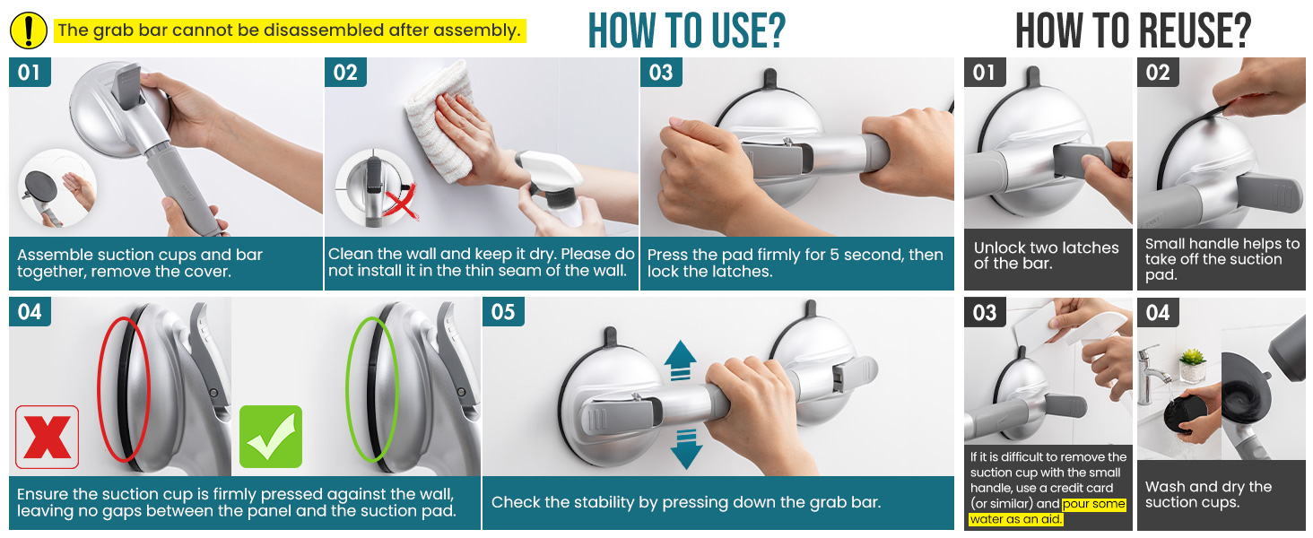 shower grab bars