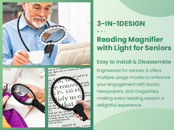 Reading Magnifier for Seniors