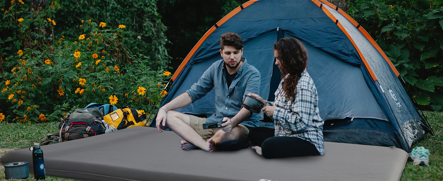 double foam sleeping pad