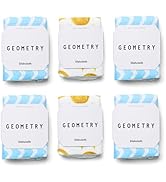GEOMETRY Dishcloth – Spring &amp; Summer Collection – Quick-Dry, Ultra-Absorbent, Reusable Microfiber...