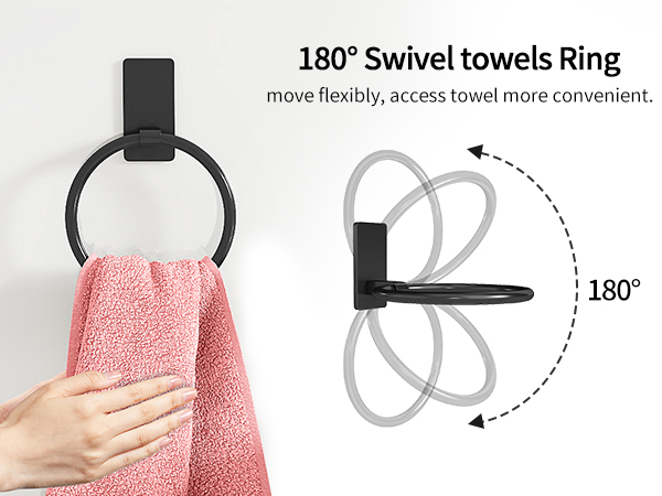 180° Swivel towels Ring