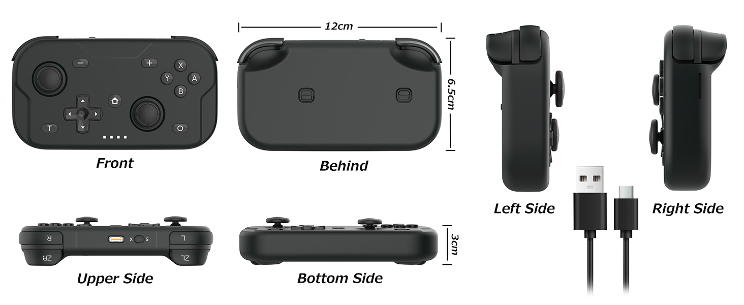 Precision Control &amp;amp; Immersive Experience - Equipped with 2 high-precision 3D joysticks,