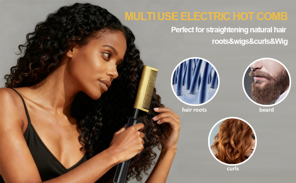 hot comb for wigs ,straightening comb ,hot comb for black women hair