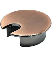 Desk Grommet 1-3/8" (35 mm), Desk Cord Hole Cover, Cable Grommet Metal Zinc Alloy Materilal, Desk...
