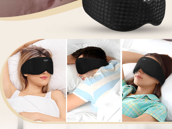 sleep mask with bluetooth headphones