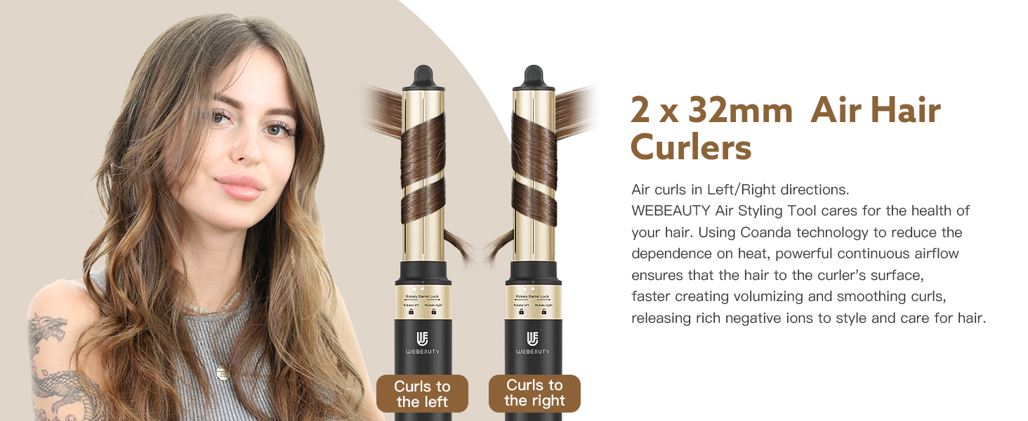 Webeauty hair dryer brush blow 5 in 1 air styler 