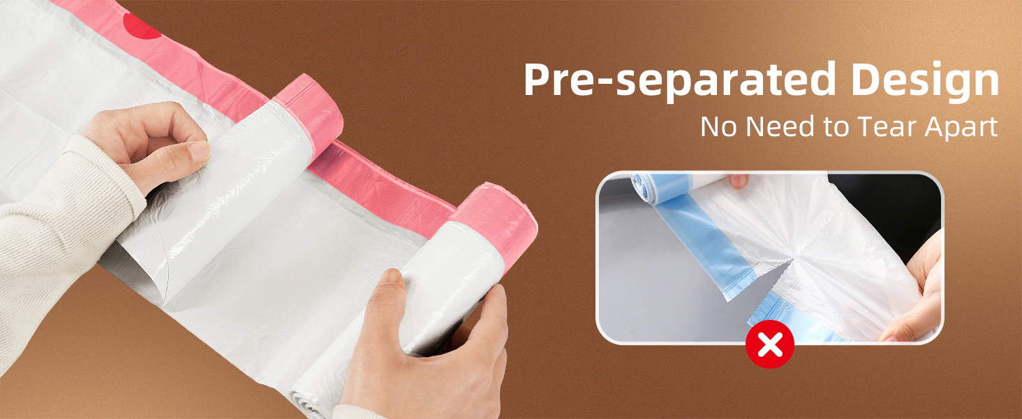 13 Gallon Drawstring Trash Bags