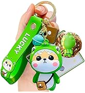YOU WIZV Cute Keychain Kawaii Anime Keychains for Kids Backpack Charms Key Chain Accessory Friend...