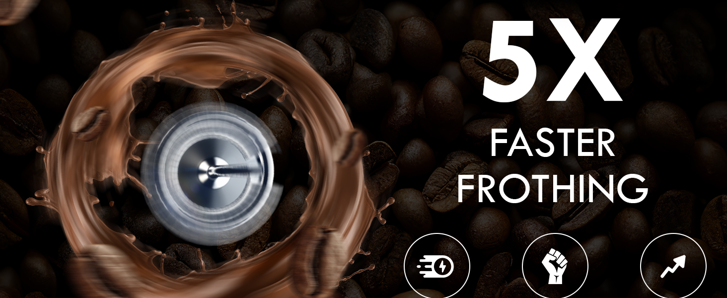 Frother No Stand + Batteries