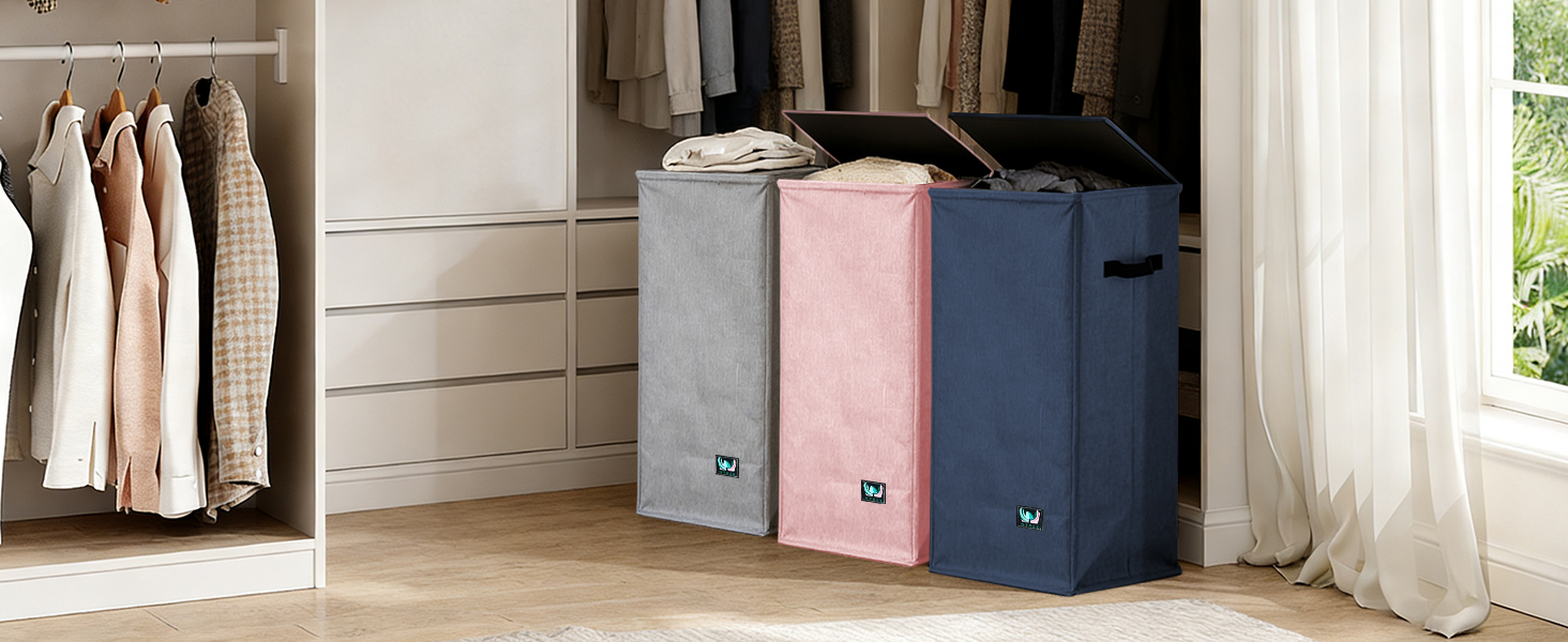 WTREE 100L Laundry Hamper with Lid