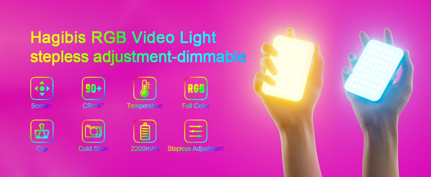 RGB Camera Light , Photo Light ,Portable Video Light