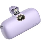 Kuulaa iPhone Portable Charger 5000mAh, Fast Charging Mini Power Bank, Ultra-Compact Small Batter...