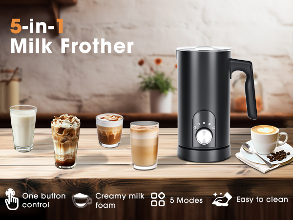 5 in 1 Milk Frother