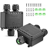 Junction Box - IP68 Waterproof 3 Way Electrical Junction Box M25 Electrical Boxes Project Enclosu...