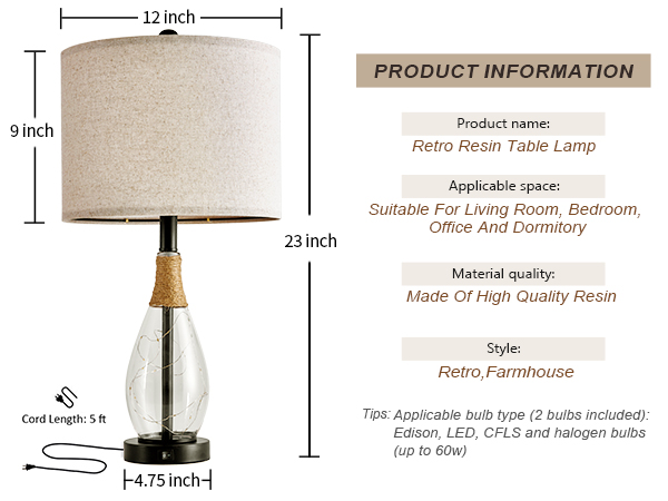 Table Lamps for Living Room