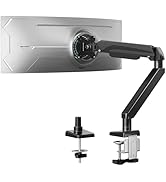 MOUNTUP Heavy Duty Single Monitor Arm for 42 40 39 34 Inch Screens, Monitor Stand for Desk Holds ...