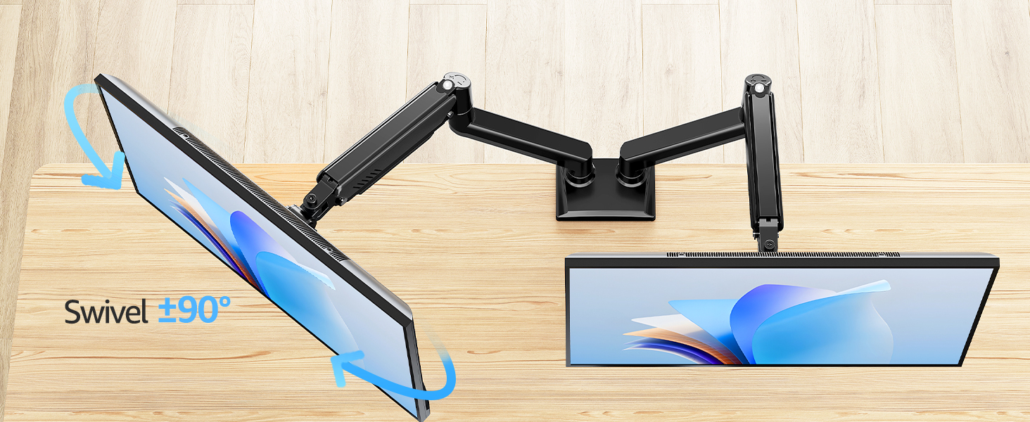 dual monitor mount