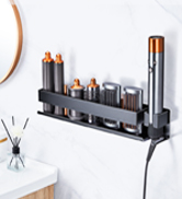 Hair Tool Organizer for Wall Mounted Curling Iron Holder, Hair Dryer Holder for Curling Iron Acce...