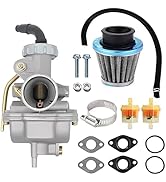 MOXRUQ PZ20 Carburetor, Powersports Carburetors Kit, Compatible with Kazuma Baja 50cc 70cc 90cc 1...