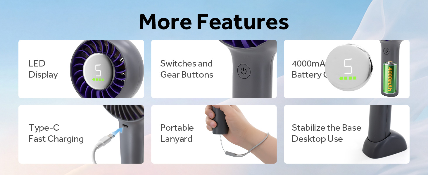 small handheld fan