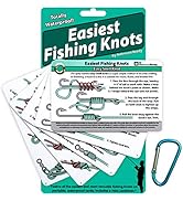 ReferenceReady Easiest Fishing Knots - Waterproof Guide to 12 Simple Fishing Knots | How to Tie P...
