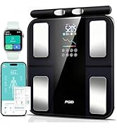 PGID Smart Scale for Body Weight,8-Electrode Digital Bathroom Scale for Weight Fat BMI Muscle Mas...