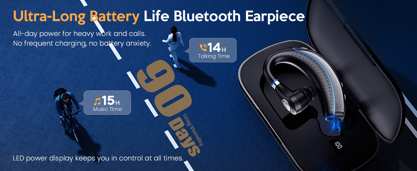 driving bluetooth headset with ear hook single right ear bluetooth earphones with microphone