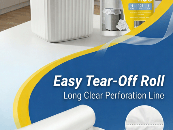Easy Tear-Off RollLong Clear Perforation Line