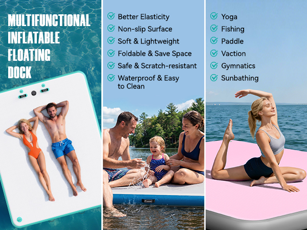 Inflatable Floating Dock Platform