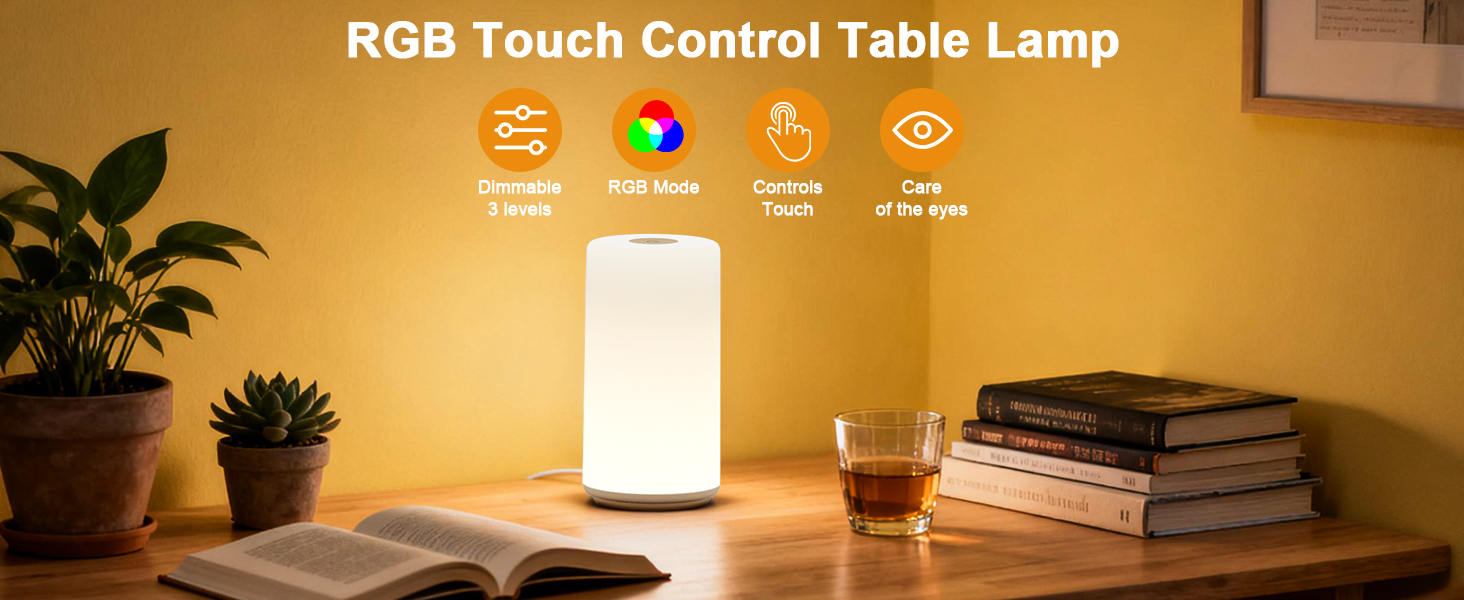 touch control table lamp
