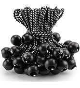 Ball Bungee Cord Bungee Balls: 6-inch 52 PCS Elastic Bungee Ball Rope Tarp Tie Down Heavy Duty Te...