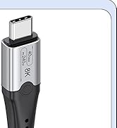 VoroDcip Thunderbolt 4 Cable 6FT, USB 4 Cable [40Gbps Data Sync/8K Display/240W Fast Charging] Co...