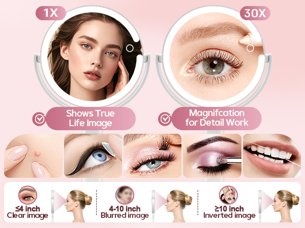 vanity light mirror circle mirror with light round mirror with light light makeup mirror