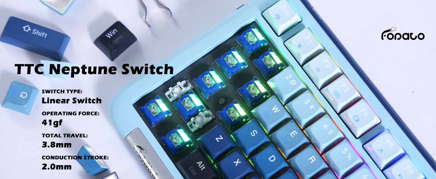FOPATO F75 Gaming Mechanical Keyboard