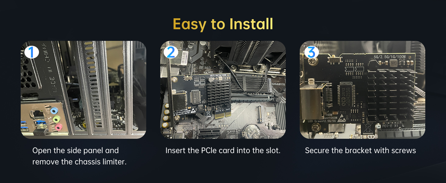 5G/2.5G/1G/100Mbps NIC Card
