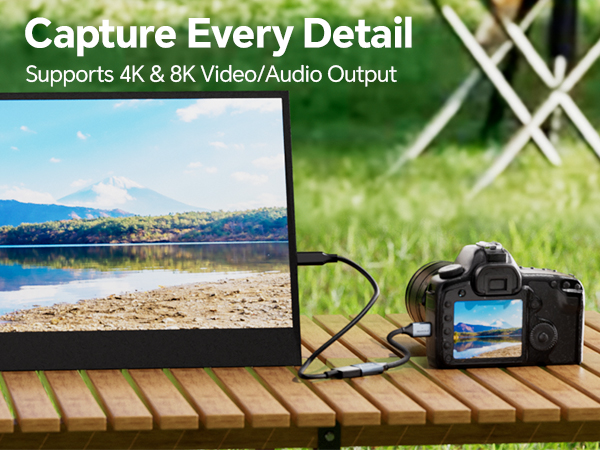 Mini HDMI to HDMI Cable 8K@60Hz/4K@120Hz