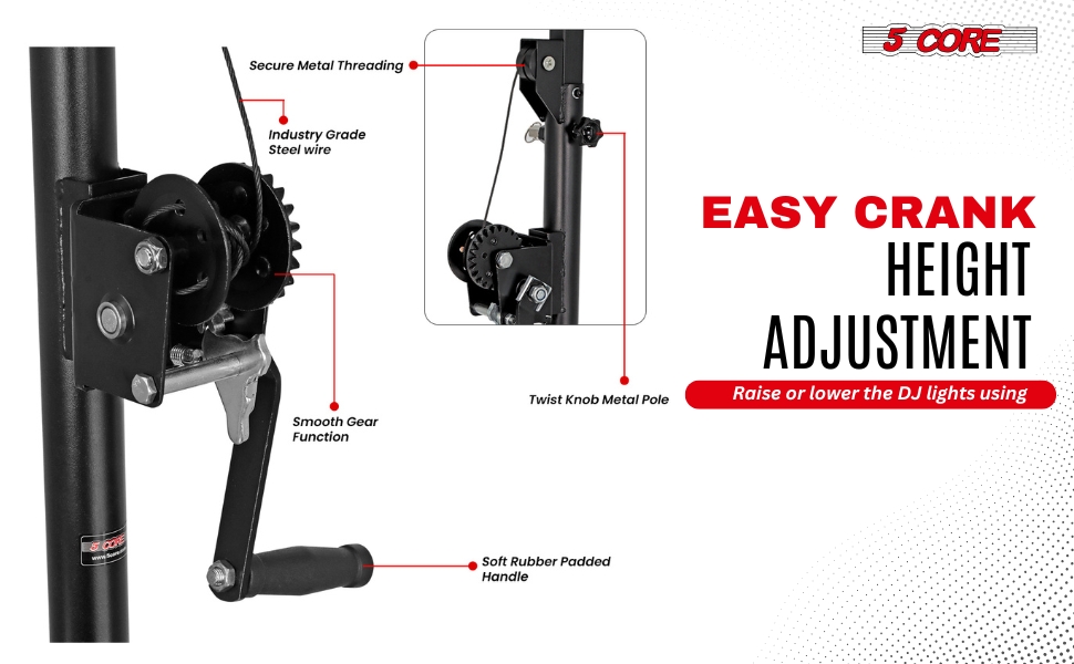DJ Light Stand, light stand , lighting, DJ events