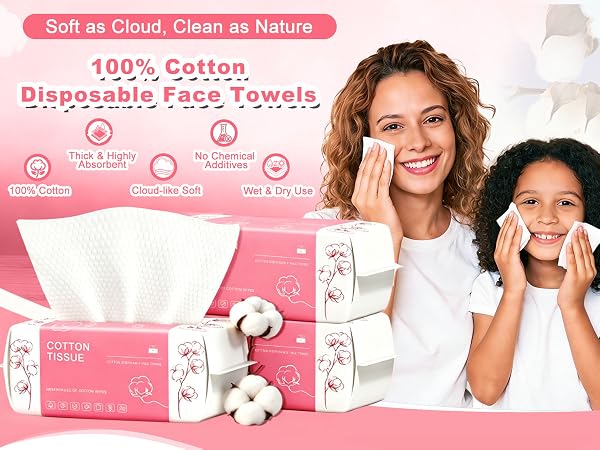 Disposable Face Towels