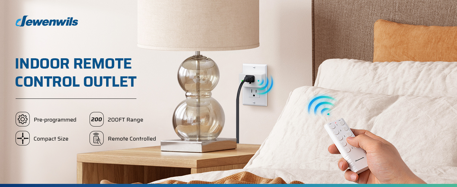 indoor remote control outlet