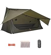 onewind Ultralight One Person Bivy Tent, Backpacking Tent for Single Person Waterproof Silnylon L...