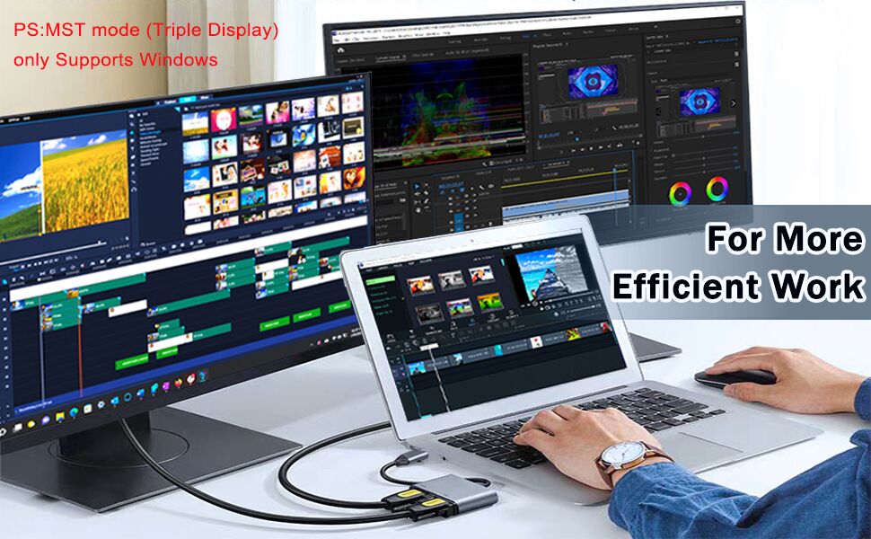 usb c to hdmi adapter for 2 monitors