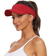 Zando Sun Visor Hats for Women - Sports Quick Dry Adjustable Unisex Cap for Golf Tennis Picklebal...