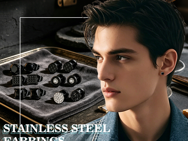 MENS EARRINGS STUDS