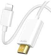 Aplimln [MFi Certified] Lightning to HDMI Cable for iPhone Digital AV Adapter 1080P HD Video Sync...