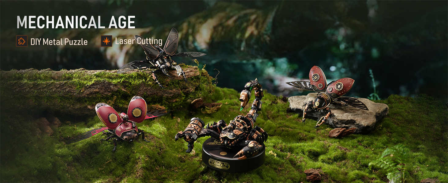 ROKR 3D Metal Puzzles Model Kits 