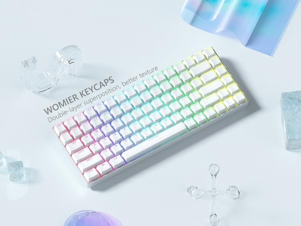 Shine Through PBT Keycaps, Custom Keycaps 60 75 100 Percent OEM Profile